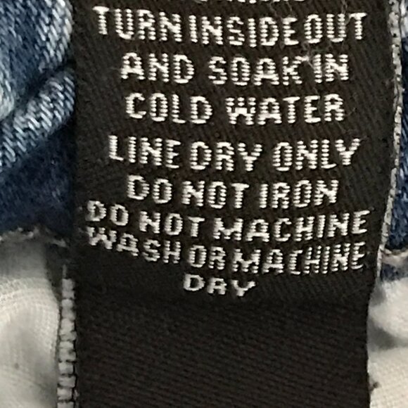 Jordan Craig Sean Legacy Edition Jeans Men Blue 34x32 Distressed Destroyed - Picture 14 of 14